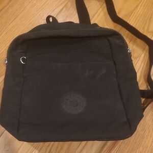 Kipling Black Square Crossbody Backpack